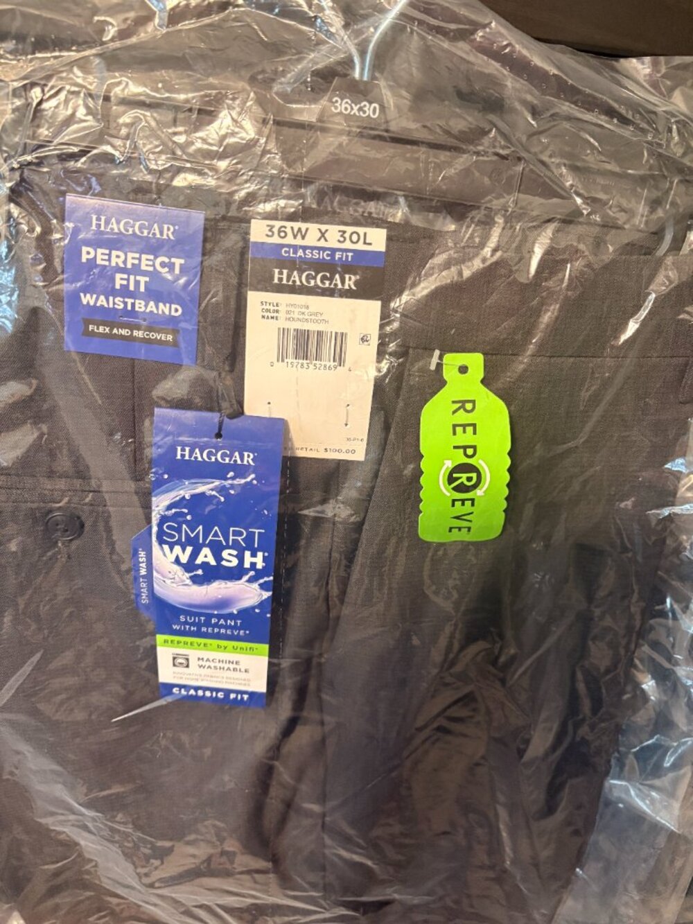 Haggar Smart Wash Suit Jacket and Pants, Men's Wearhouse - Picture 5 of 7